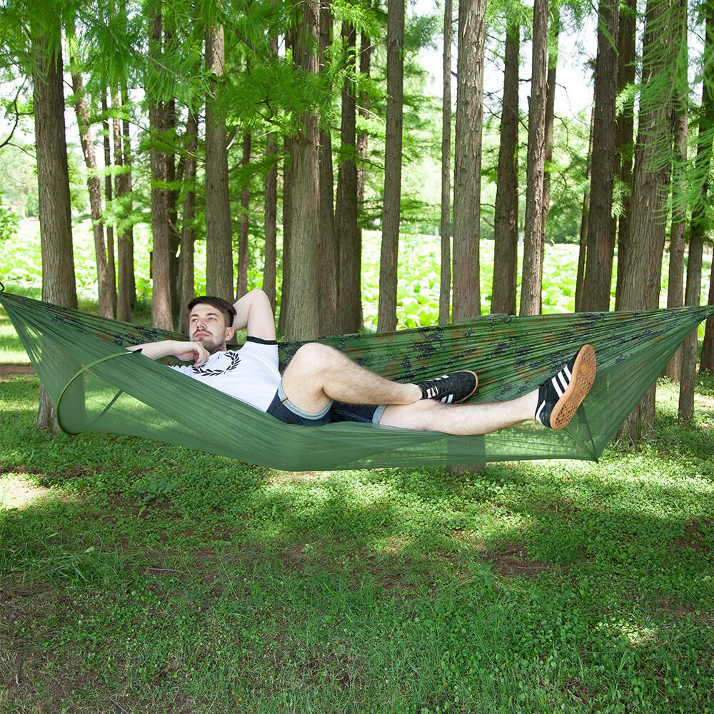Cheap Goat Tents Parachute Fabric Portable Outdoor Camping Hammock with Mosquito Net  Hanging Swing Sleeping Bed Tree Tent   